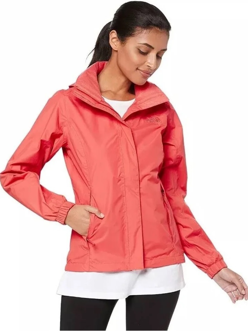 The North Face Women’s Resolve 2 jacket in Spiced Coral size small